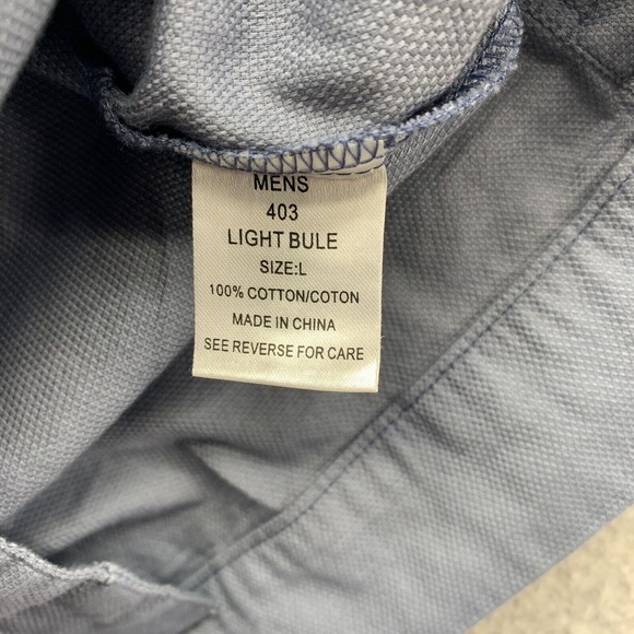 EOTAC Button Up Shirt Mens Large L Operator Grade Military PMC Light Blue - Picture 10 of 11